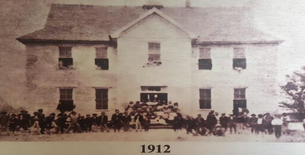 Original ROISD school built in 1912 