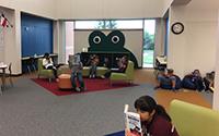 interior of Learning Commons at Shields