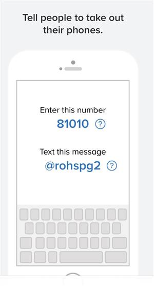 Text 81010 to @rohspg2 to join 
