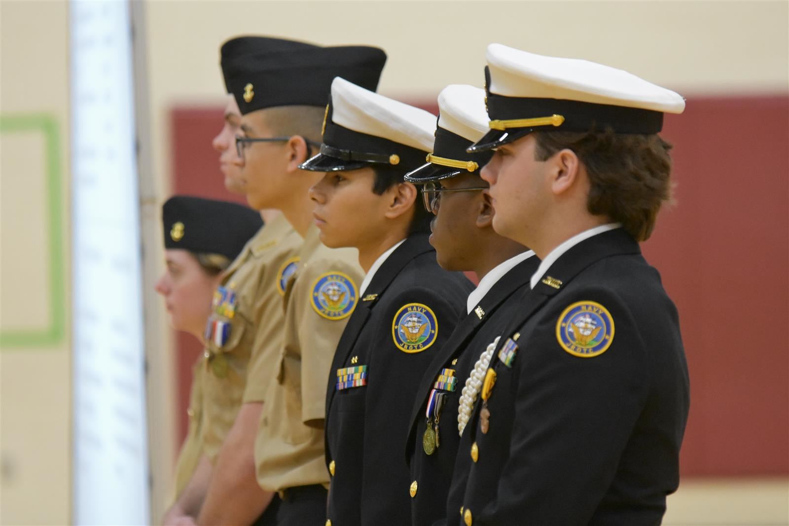  ROHS Naval JROTC passes Military Inspection