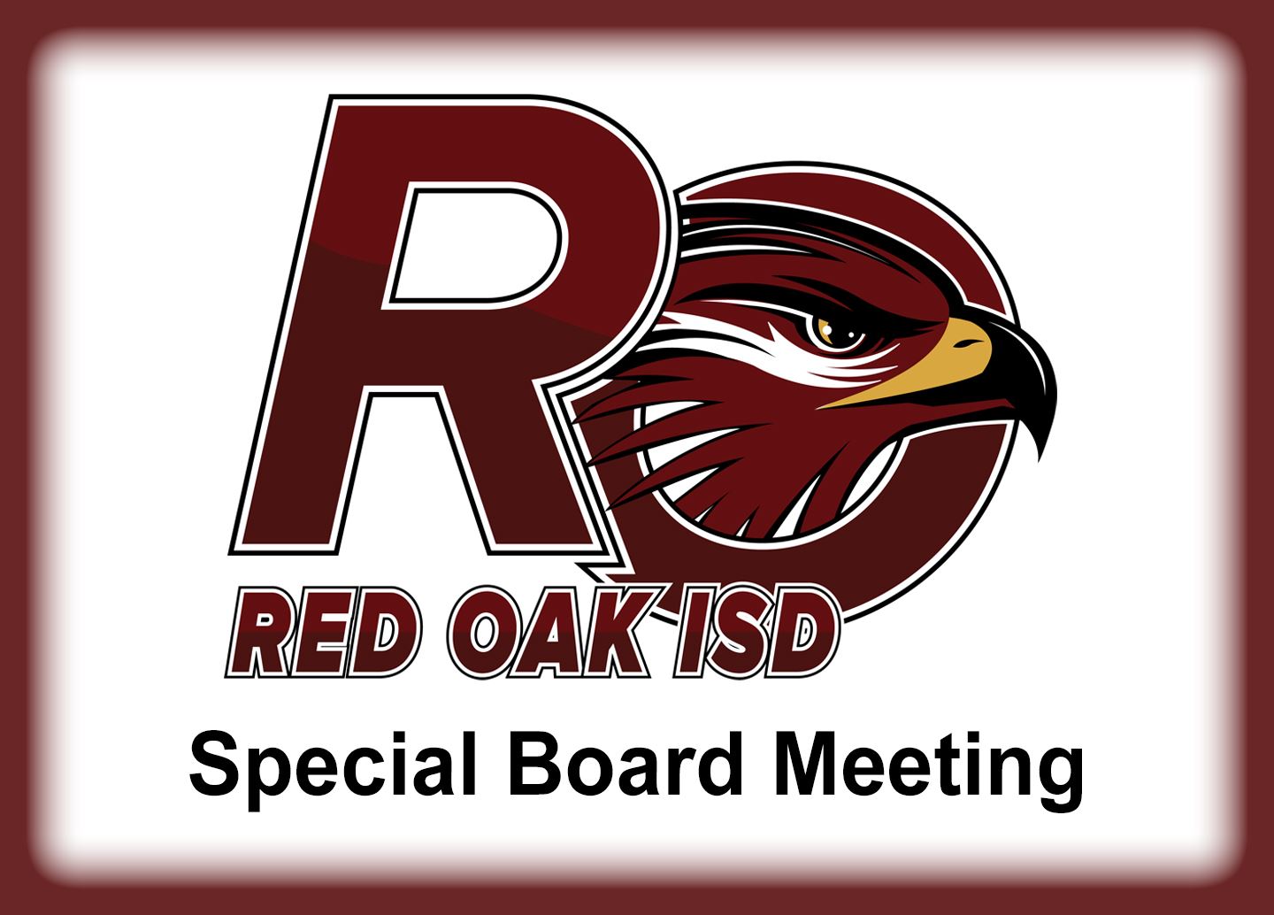 Special School Board Meeting